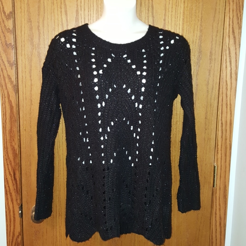 Relativity - Black sparkle sweater